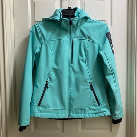 Free Country Ladies Cubic Dobby Softshell Jacket - Picture 2 of 13